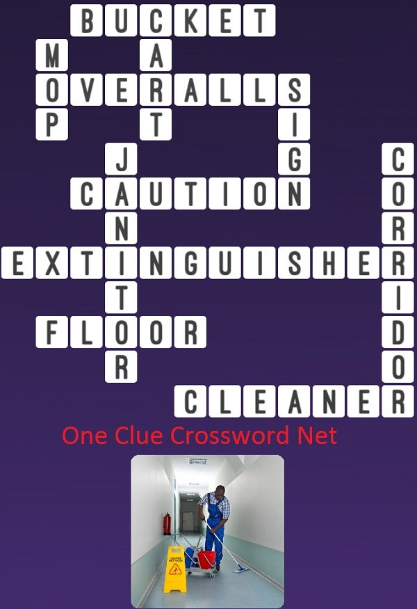 One Clue Crossword Janitor Answer