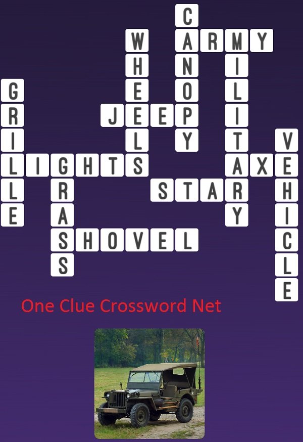 One Clue Crossword Jeep Answer