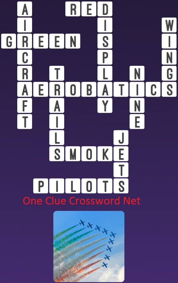 Jets Display One Clue Crossword