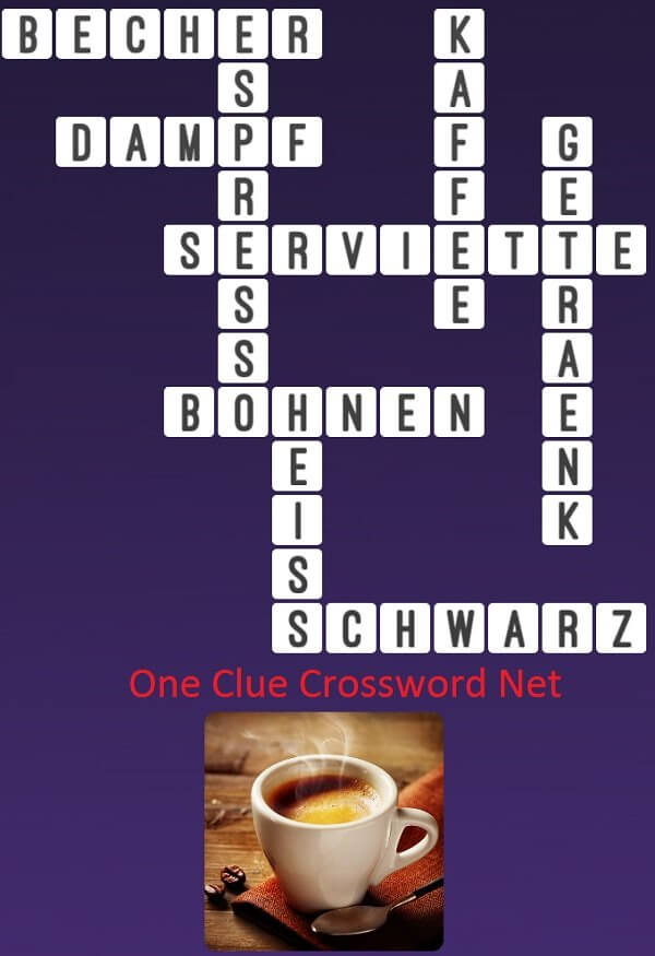 Kaffee Get Answers for One Clue Crossword Now