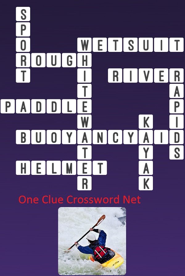Kayak One Clue Crossword