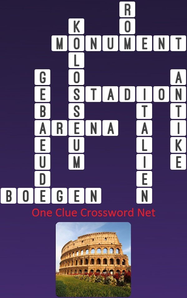 One Clue Crossword Kolosseum Antworten