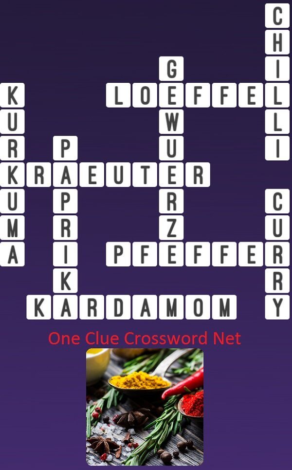 One Clue Crossword Kraeuter Antworten