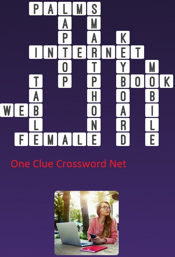 Laptop One Clue Crossword