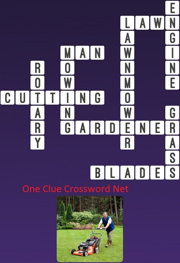 Lawnmower One Clue Crossword