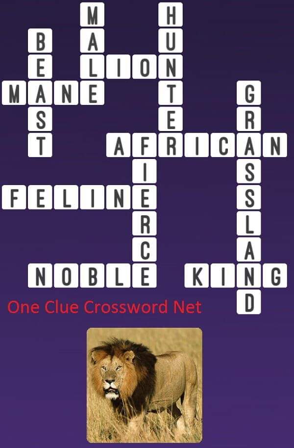 Lion One Clue Crossword