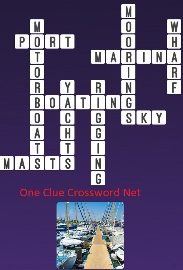 One Clue Crossword Marina Answer