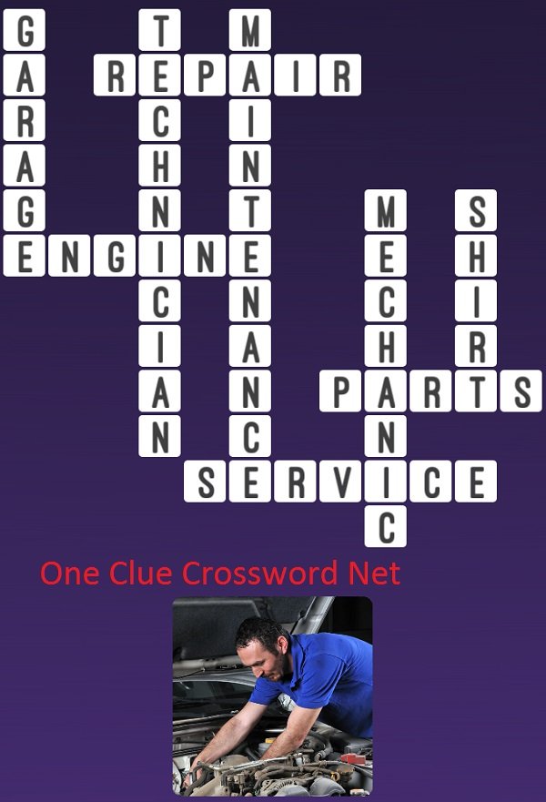 One Clue Crossword Mechanic Answer