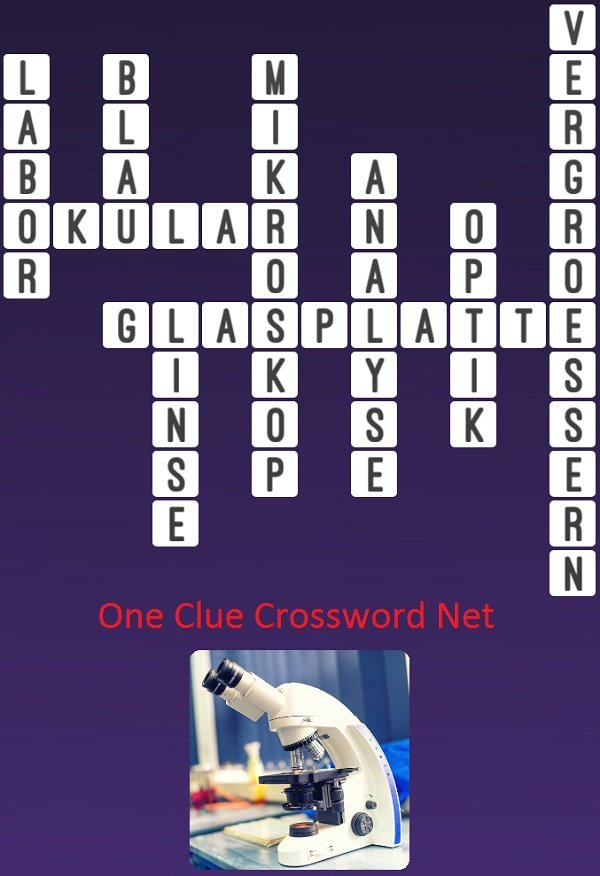 One Clue Crossword Mikroskop Antworten