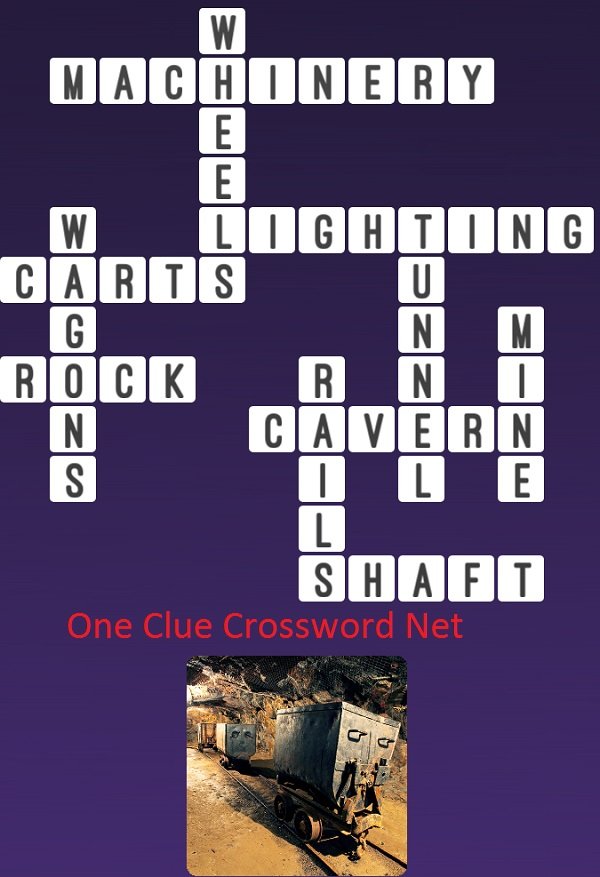 One Clue Crossword Mine Cart Answer