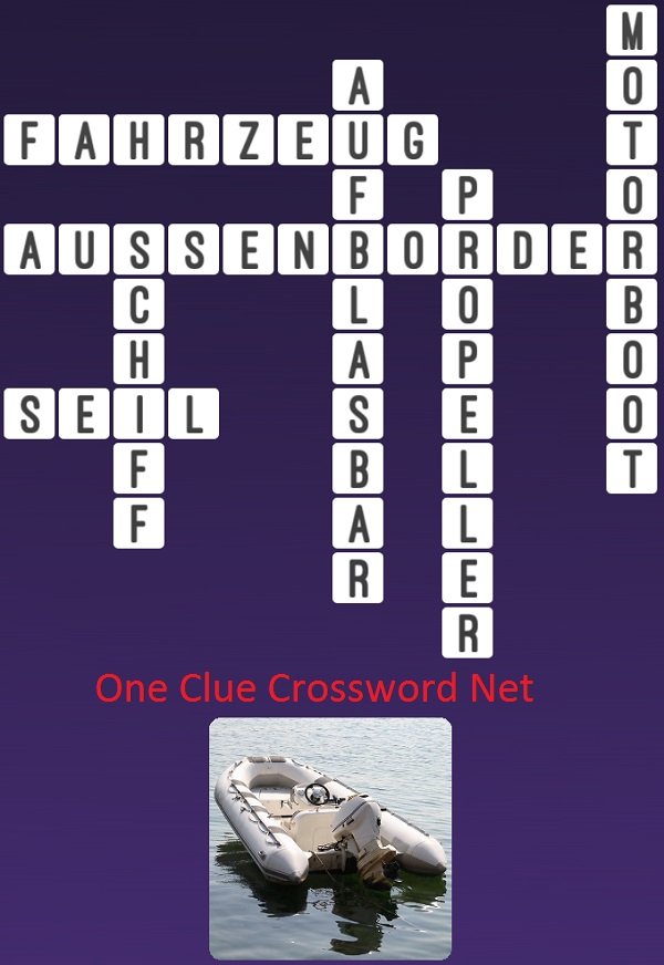 One Clue Crossword Motorboot Antworten