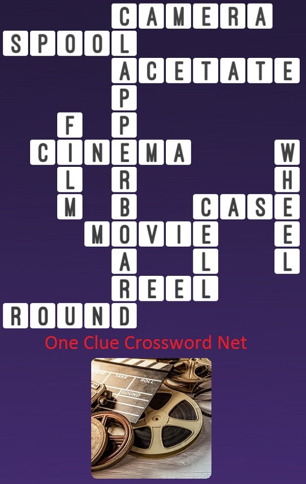 Movie Reel One Clue Crossword
