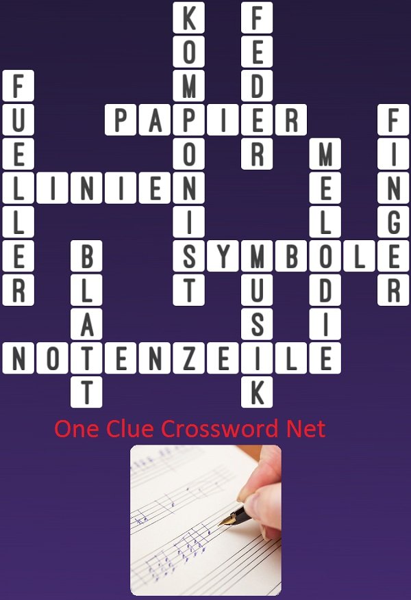 One Clue Crossword Notenzeile Antworten