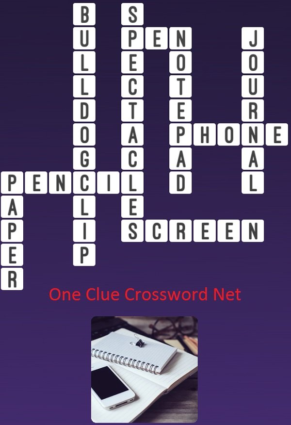 One Clue Crossword Notepad Answer