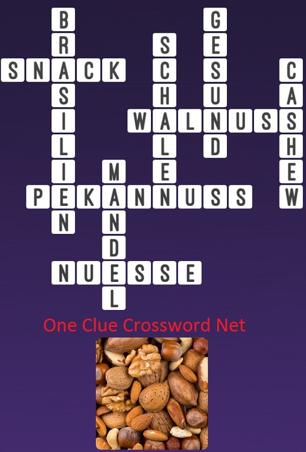 One Clue Crossword Nuesse Antworten