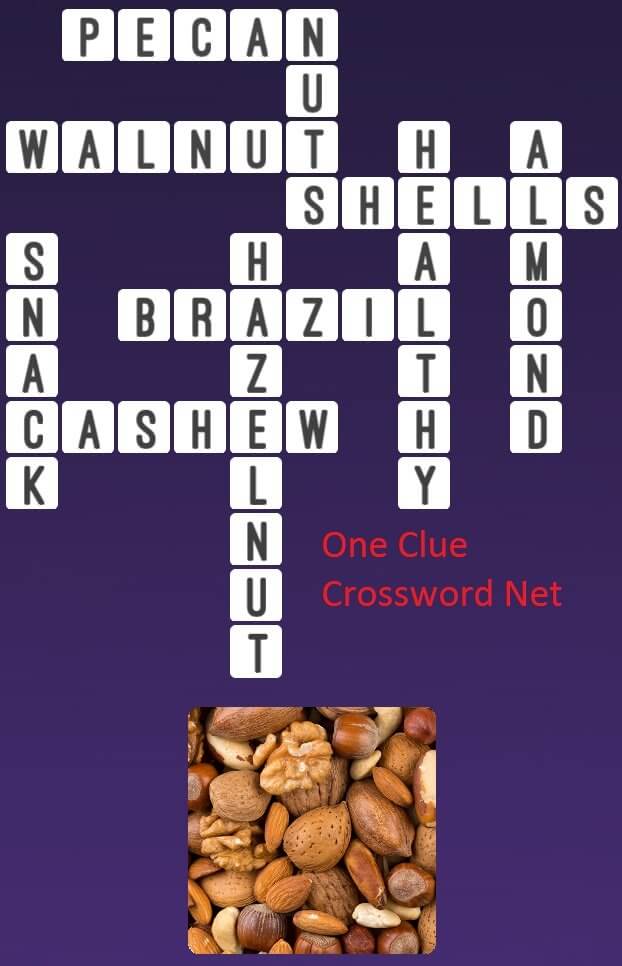 One Clue Crossword Nuts Answer