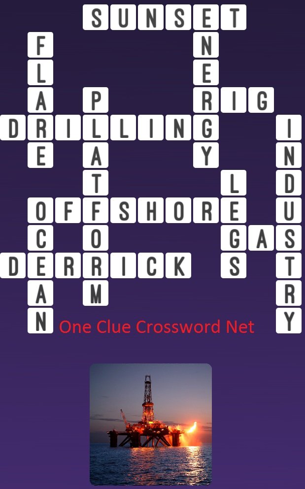 One Clue Crossword Ocean Platform Answer