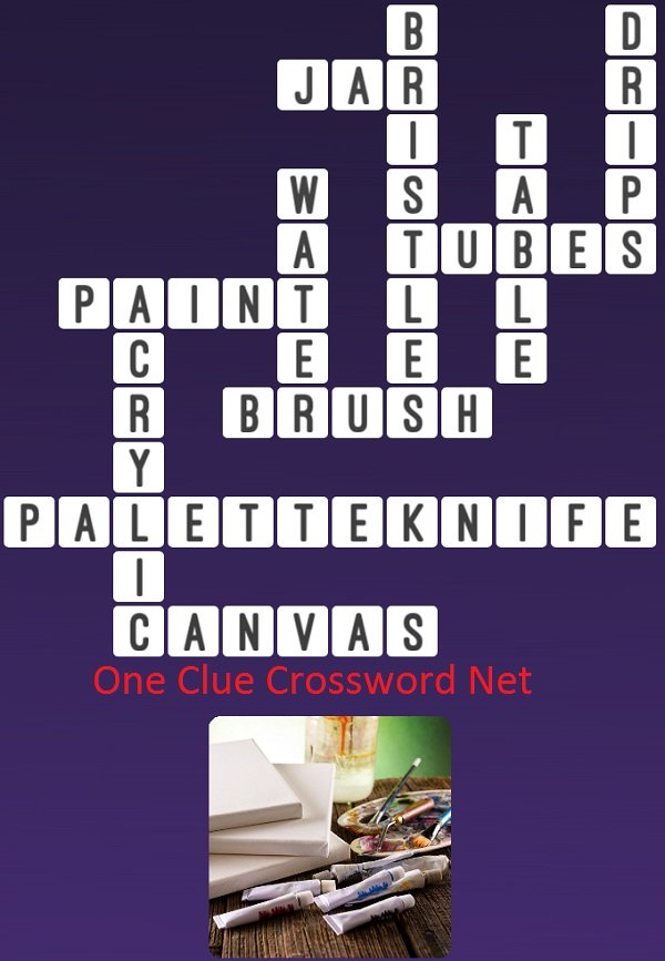One Clue Crossword Paint Tubes Answer