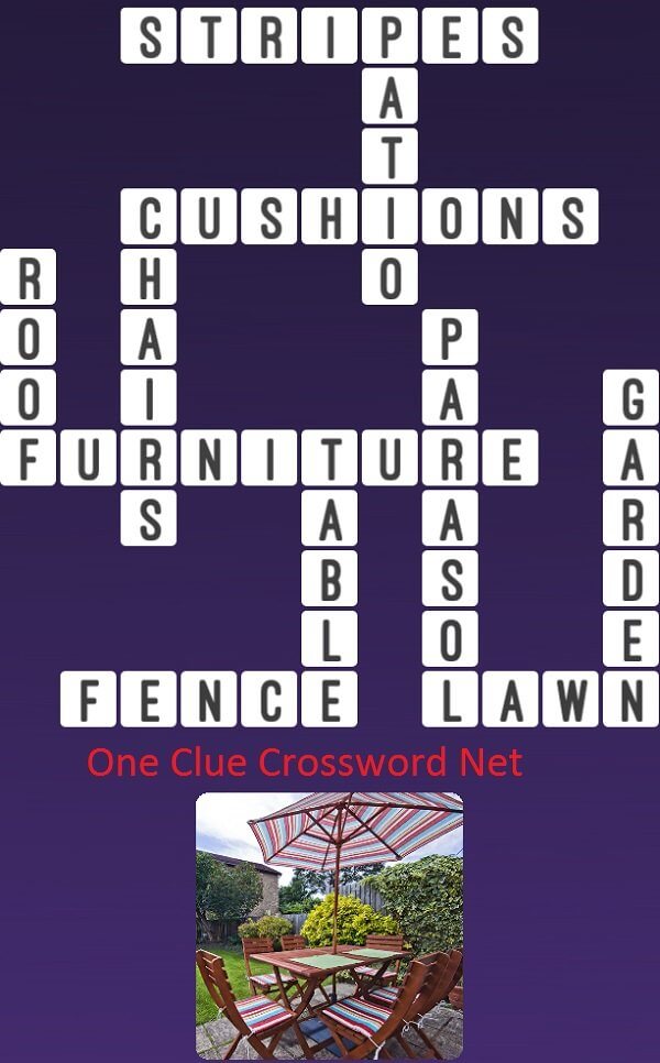 Patio One Clue Crossword