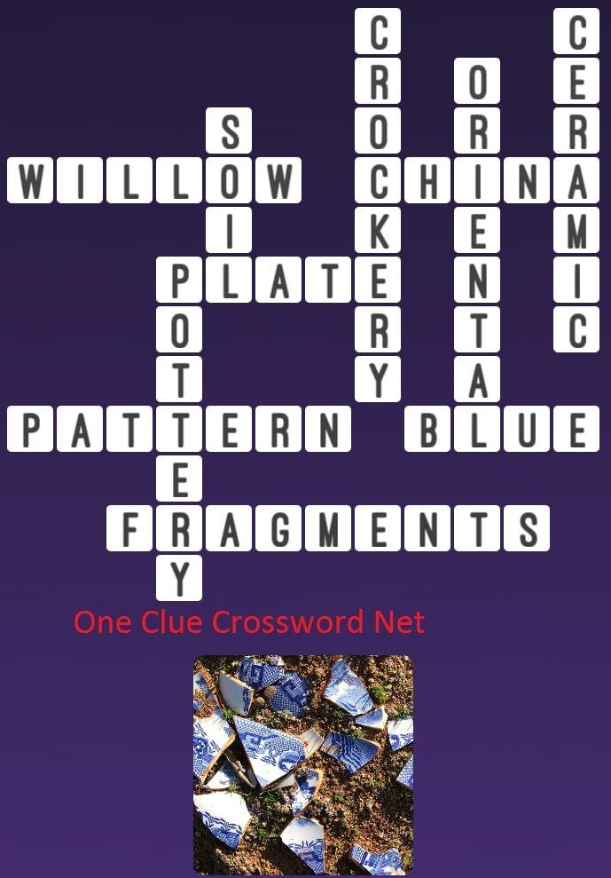 Broken Plate One Clue Crossword