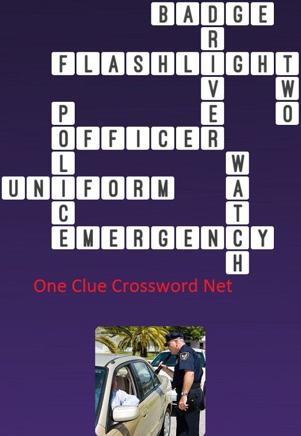 One Clue Crossword Police Answer