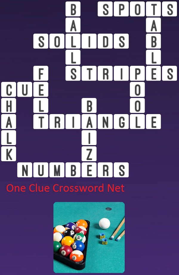 Pool One Clue Crossword