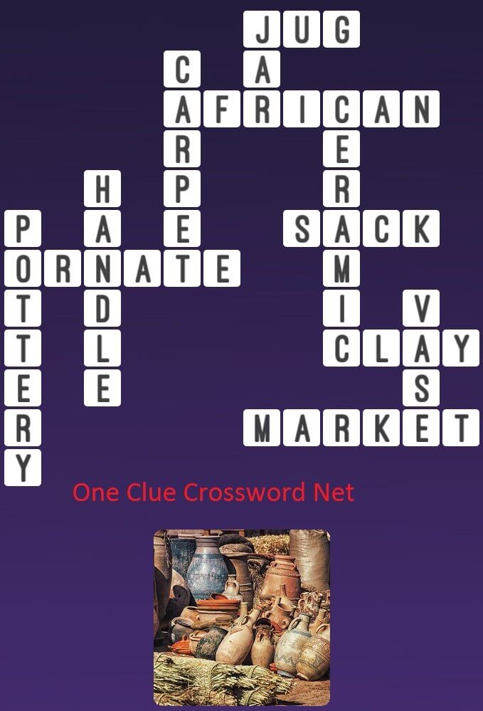 Pottery One Clue Crossword