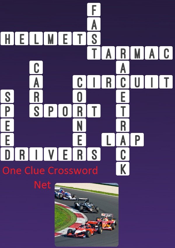 Race Track One Clue Crossword