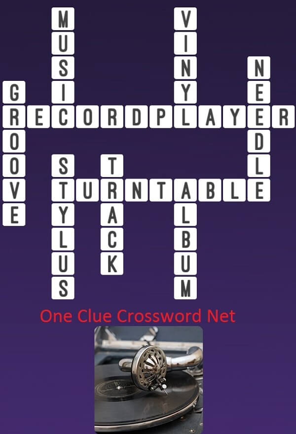 Record Player One Clue Crossword
