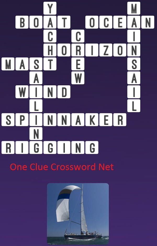 crossword clue yachts storm canvas