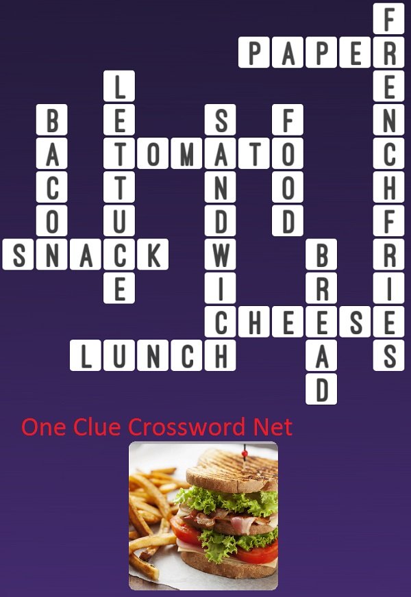 One Clue Crossword Sandwich Answer