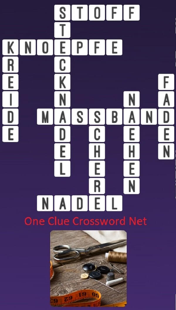 One Clue Crossword Schere Antworten