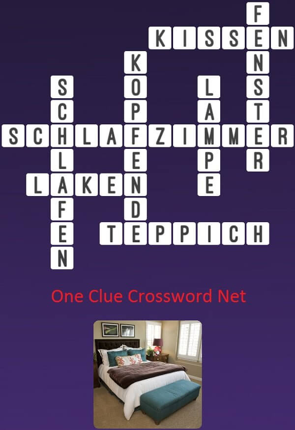 One Clue Crossword Schlafzimmer Antworten