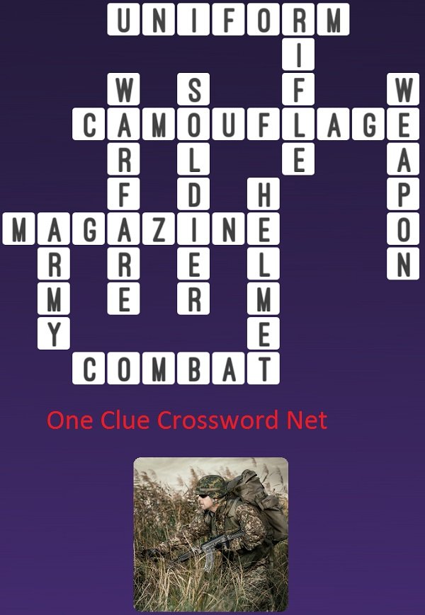 Soldier One Clue Crossword