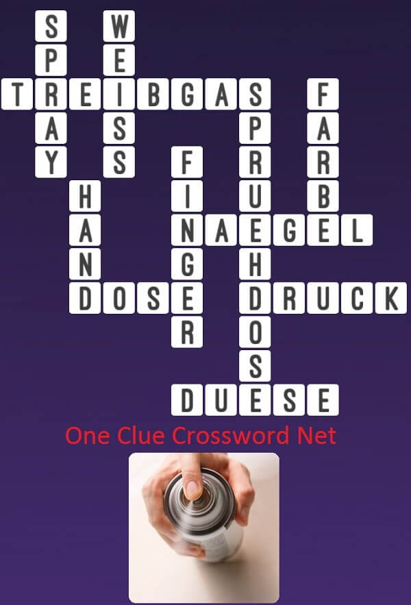 One Clue Crossword Spruehdose Antworten