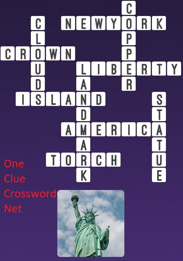 Statue of Liberty One Clue Crossword