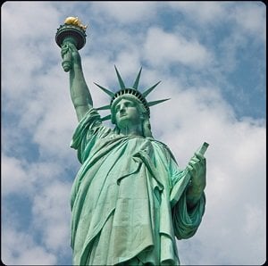 One Clue Crossword Statue Liberty