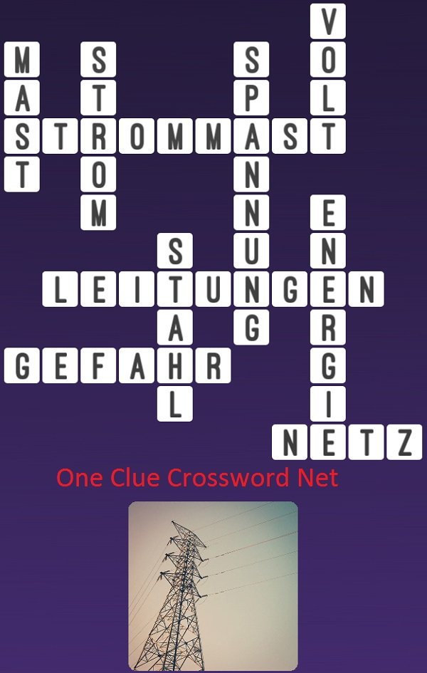 One Clue Crossword Strom Modell Antworten
