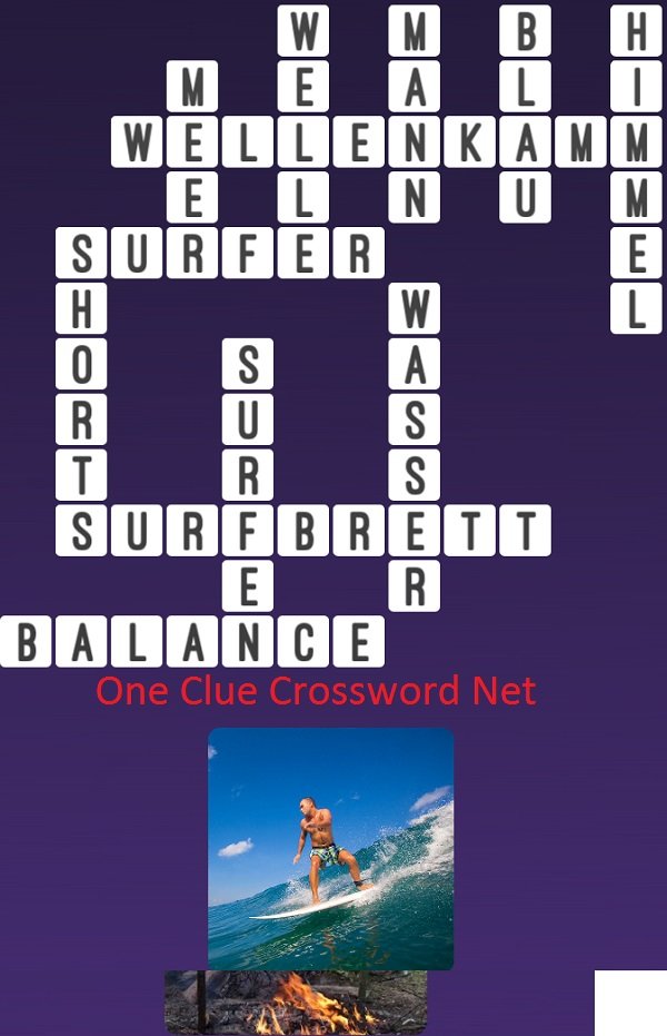 One Clue Crossword Surfer Antworten