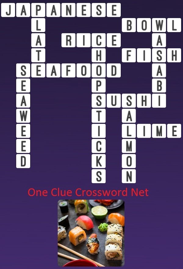 Sushi Seaweed Crossword