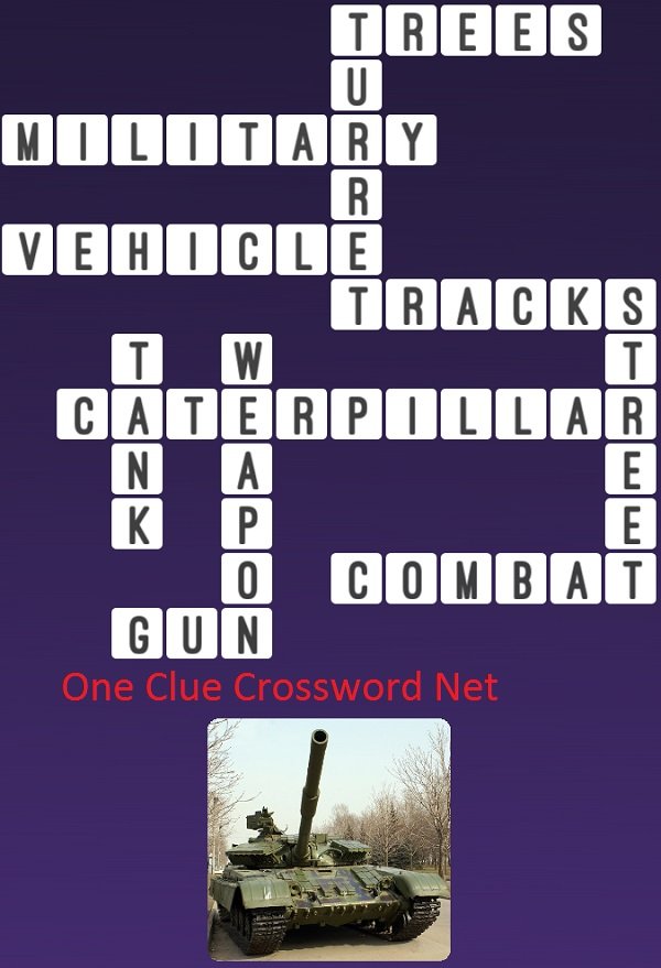 Tank One Clue Crossword