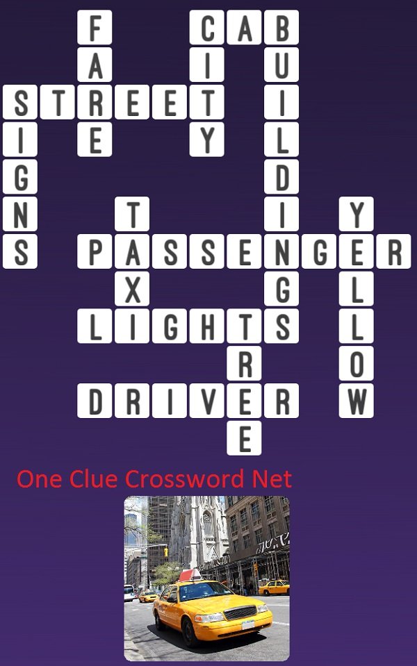 Taxi One Clue Crossword