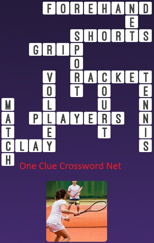 Tennis One Clue Crossword