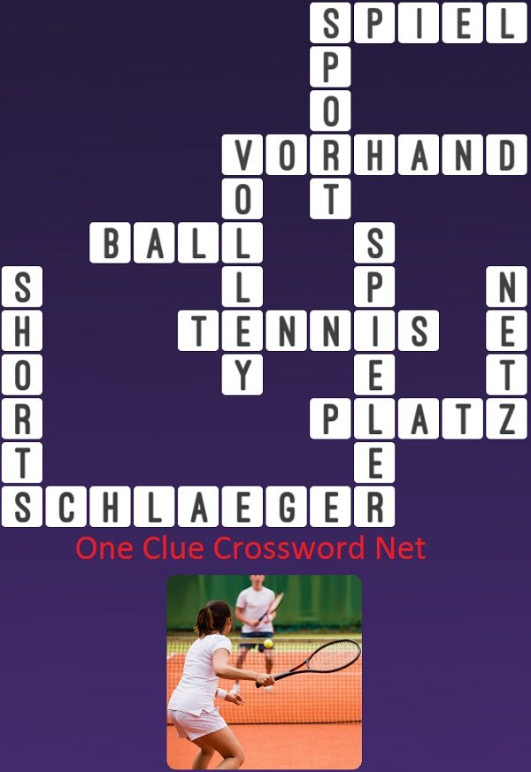 One Clue Crossword Tennis Antworten