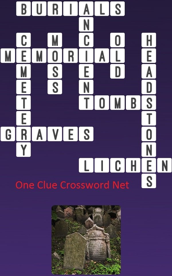 Grave Headstone One Clue Crossword