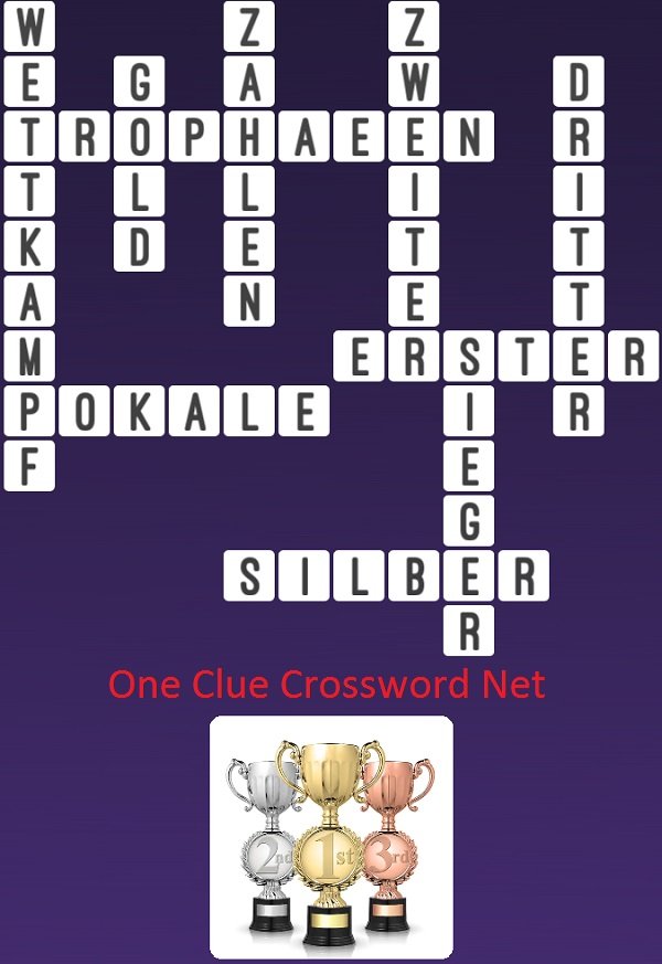 One Clue Crossword Trophaeen Antworten