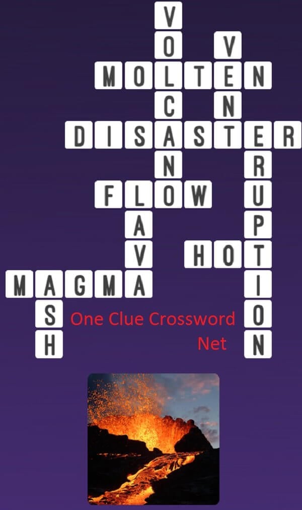 One Clue Crossword Volcano Answer
