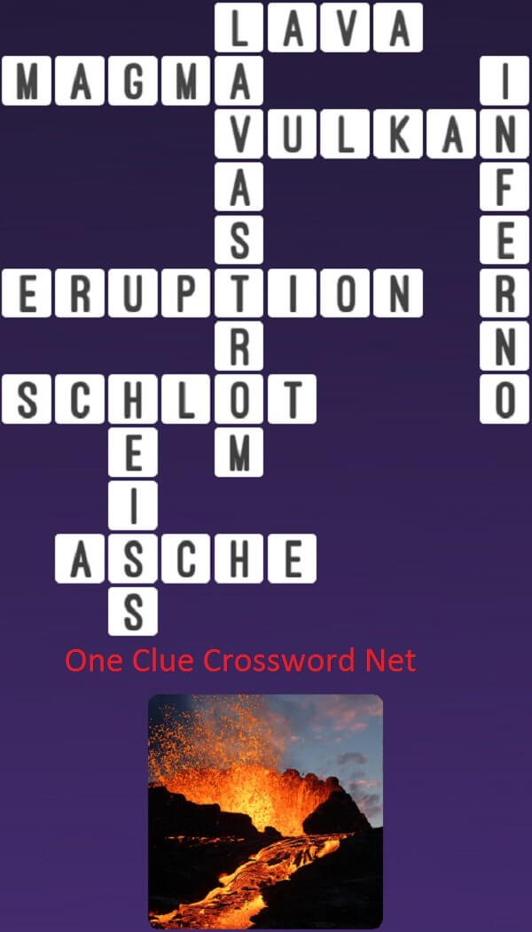 One Clue Crossword Vulkan Antworten