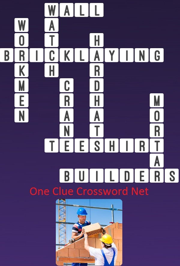 wonderful word to a builder crossword