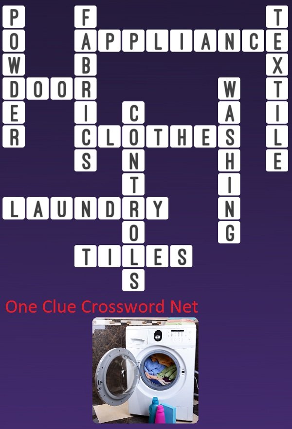 One Clue Crossword Washer Answer